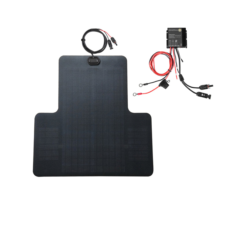 Jeep Gladiator JT Mojave, 392 Wrangler Rubicon Lensun 40W Hood Flexible Solar Panel
