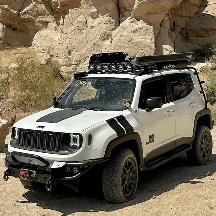 Jeep Renegade BU (2014-present ) LensunSolar 45W Hood Flexible Solar Panel