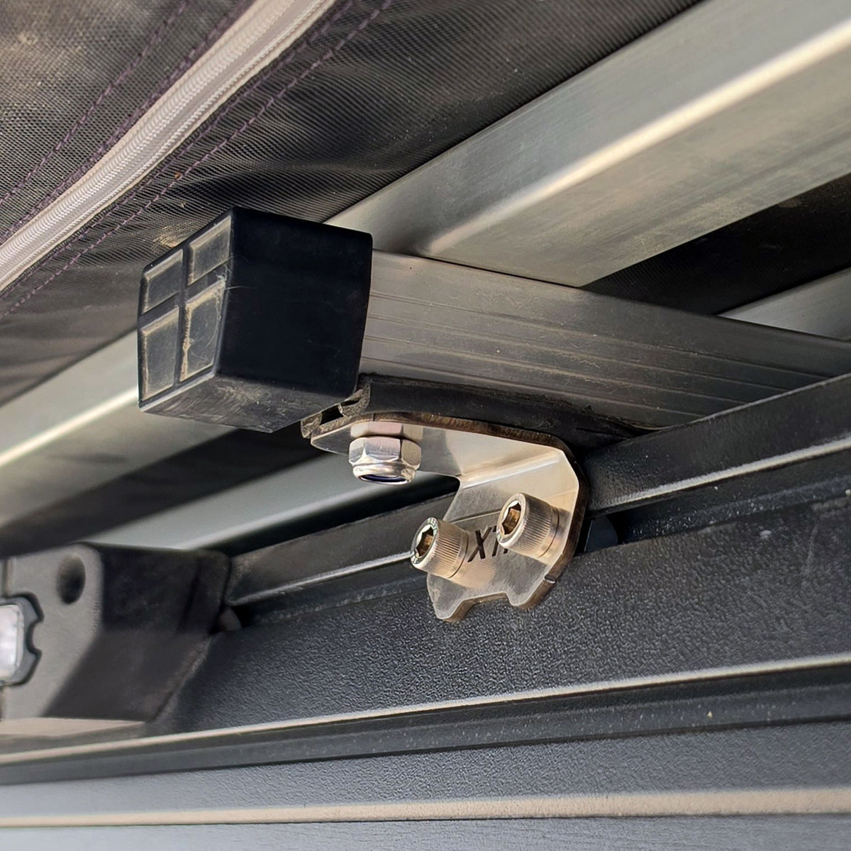 Stainless Rooftop Tent Brackets for XO.SKLTN Topper