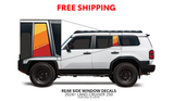 2024+ Land Cruiser 250 Rear Side Window Decal