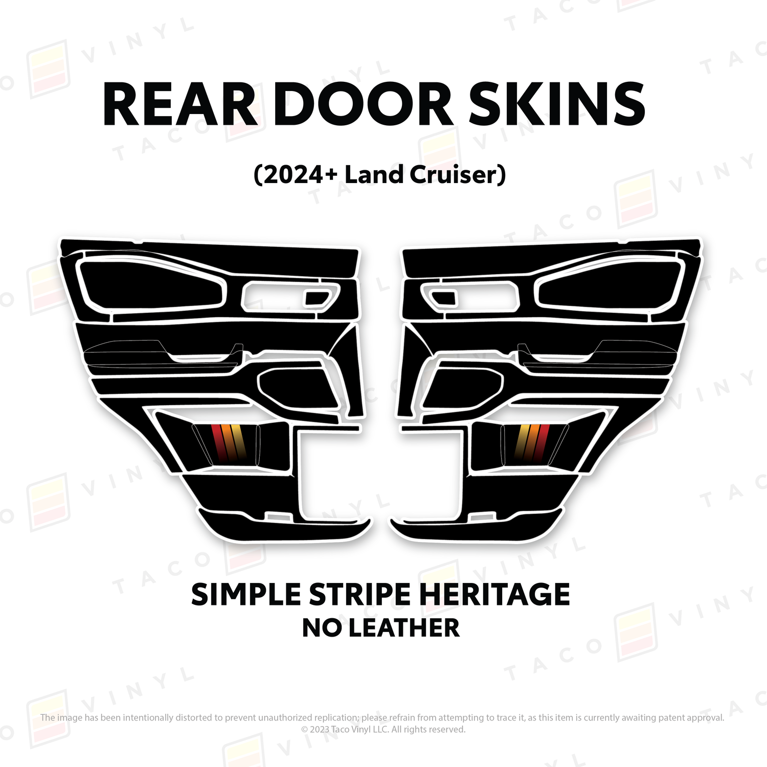 2024+ Land Cruiser 250 Door Skins