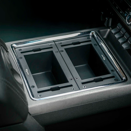 2011-2016 Ford Super Duty Tackform Slim Track Center Console Bracket with Composite Tablet Holder
