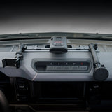 2021+ Ford Bronco & Bronco Raptor (Non-Sport) Tackform Slim Track Dash Bracket With Dual MagSafe Charging Phone Mounts & GoPro Mount