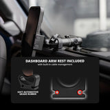 2024+ Jeep Wrangler JL & Gladiator JT (Not Compatible With 4xe) Tackform Slim Track Dash Bracket With MagSafe Charging Phone Mount | Passenger Side