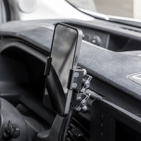 2020+ Ford Transit LINK™ Vent Mount Bracket With Qi2.2/MagSafe Charging and Cooling Phone Holder | 3.5" Arm | (Not Compatible With Transit Connect)