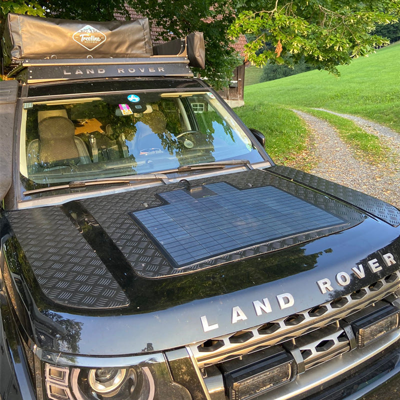 Land Rover Discovery 2nd Gen(1998â€?004) Lensun 80W Hood/Bonnet Flexible Solar Panel