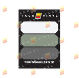 Taco Vinyl Pro Grille Decals