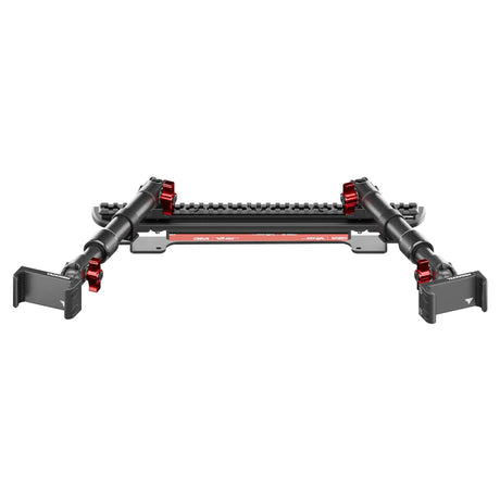 2024-2026 Ford F-150 (See Compatibility Info For Specific Year/Trim Fitment Details) Tackform Assault Track Picatinny Dash Bracket With Dual 20LITE Phone Mounts | Telescoping Arm