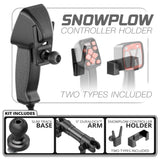 Snow Plow Controller Holder | Slim Track Base | 5" DuraLock Arm