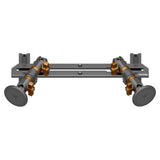2023-2026 Ford Super Duty (F-250 Through F-600) Tackform Slim Track Dash Bracket With Dual MagSafe Phone Mounts