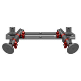 2023-2026 Ford Super Duty (F-250 Through F-600) Tackform Slim Track Dash Bracket With Dual MagSafe Phone Mounts