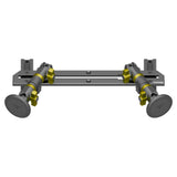2023-2026 Ford Super Duty (F-250 Through F-600) Tackform Slim Track Dash Bracket With Dual MagSafe Phone Mounts