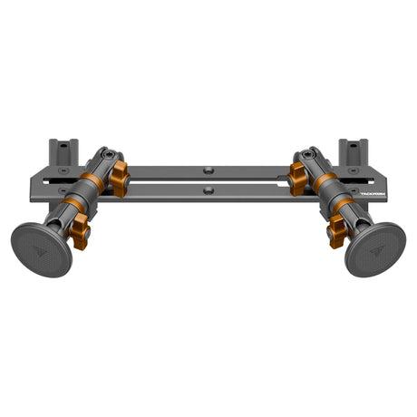 2023-2026 Ford Super Duty (F-250 Through F-600) Tackform Slim Track Dash Bracket With Dual MagSafe Phone Mounts
