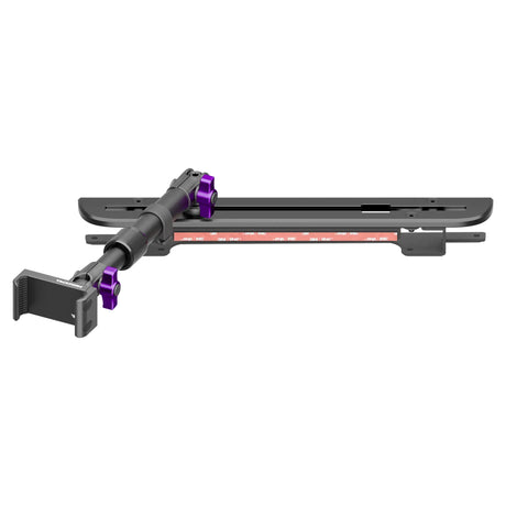 2024+ Ford F-150 (See Compatibility Info For Specific Year/Trim Fitment Details) Tackform Slim Track Dash Bracket With 20LITE Phone Mount | Telescoping Arm