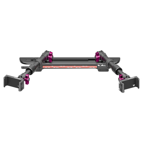 2024+ Ford F-150 (See Compatibility Info For Specific Year/Trim Fitment Details) Tackform Slim Track Dash Bracket With Dual 20LITE Phone Mounts | Telescoping Arm
