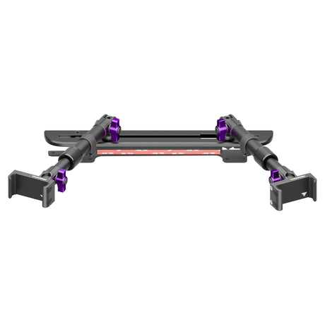 2024+ Ford F-150 (See Compatibility Info For Specific Year/Trim Fitment Details) Tackform Slim Track Dash Bracket With Dual 20LITE Phone Mounts | Telescoping Arm