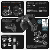 2024+ Toyota Tacoma & 2025+ Toyota 4Runner Passenger Side Grab Handle Mount with MagSafe Charging Phone Holder