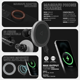2024+ Toyota Tacoma & 2025+ Toyota 4Runner Passenger Side Grab Handle Mount with MagSafe Charging Phone Holder