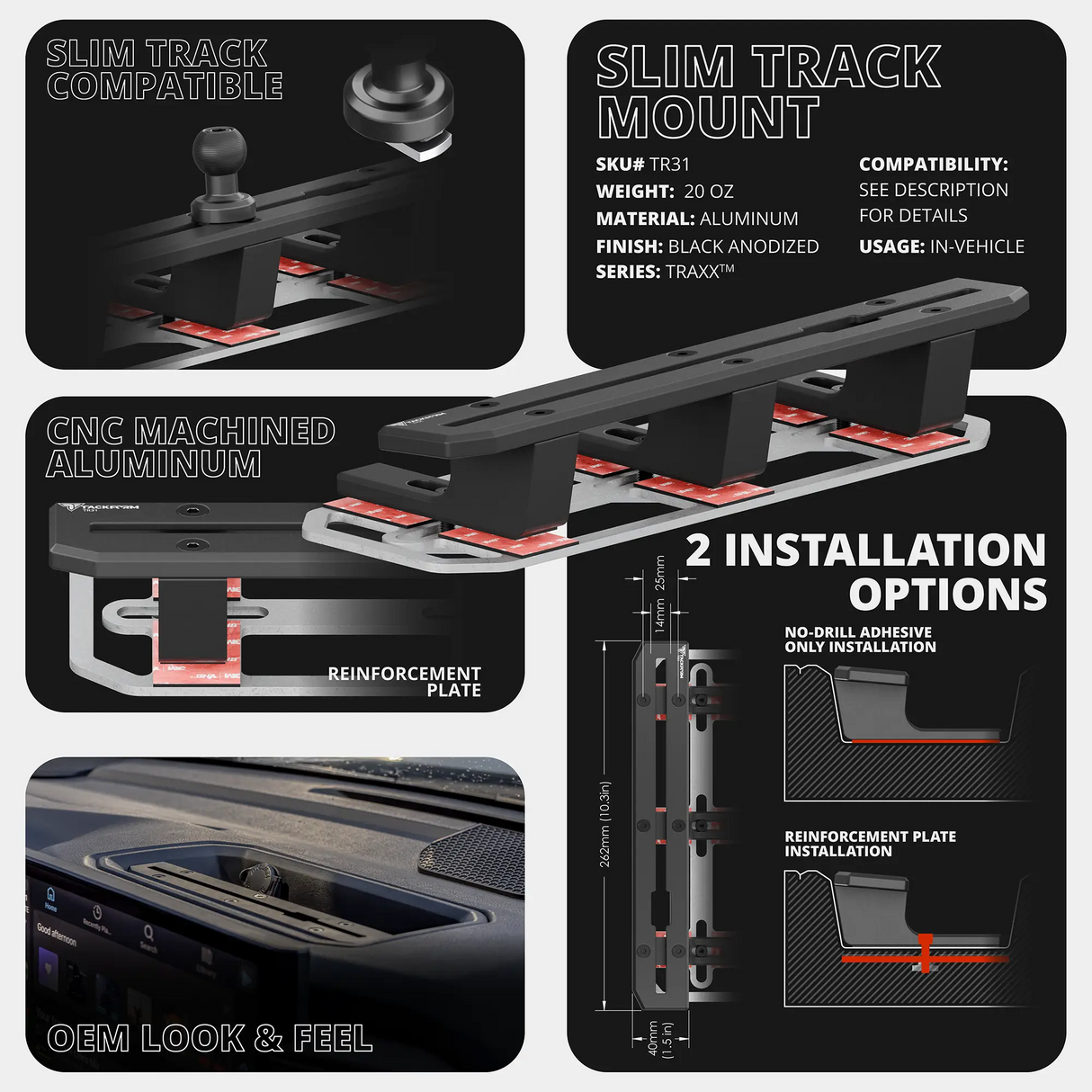 Build Your Own 2022+ Toyota Tundra & 2023+ Toyota Sequoia Tackform Slim Track