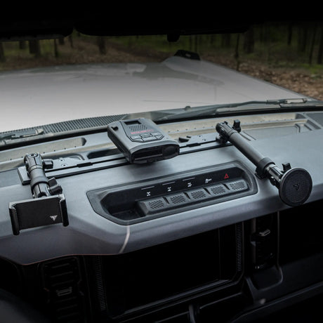 2021+ Ford Bronco & Bronco Raptor (Non-Sport) Tackform Slim Track Dash Bracket With MagSafe Phone Mount
