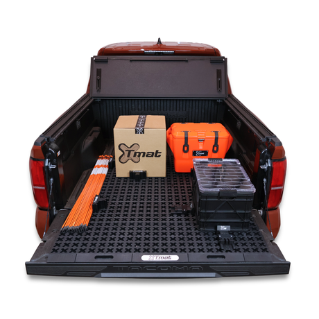 Tmat Midsize Truck Bed Organizer Slide Out Mat | Universal Fit for 5' Beds (Tacoma, Ranger, Colorado & More)