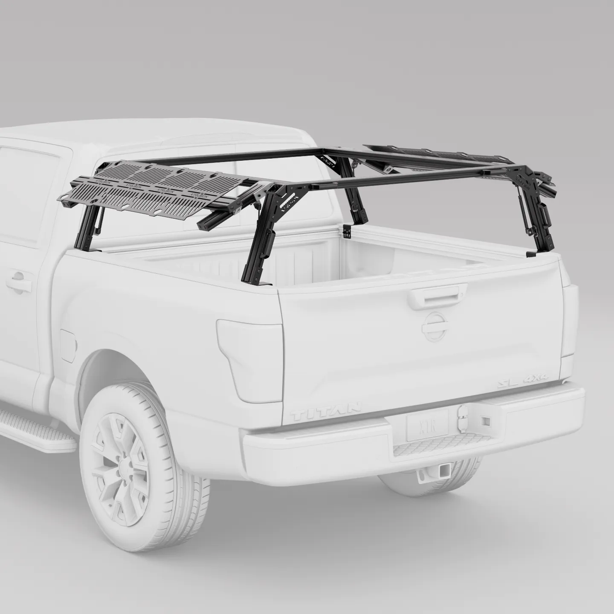 XTR1 Bed Rack for Nissan Titan – View 4 | Xtrusion Overland