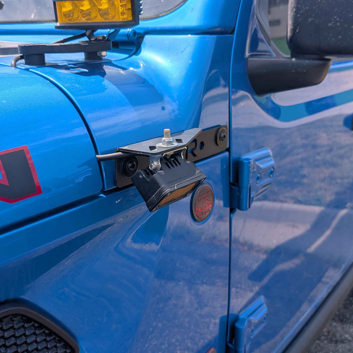 Jeep Gladiator Cowl Light Mounting Bracket JL JT 2019 - Jeep Wrangler / Gladiator