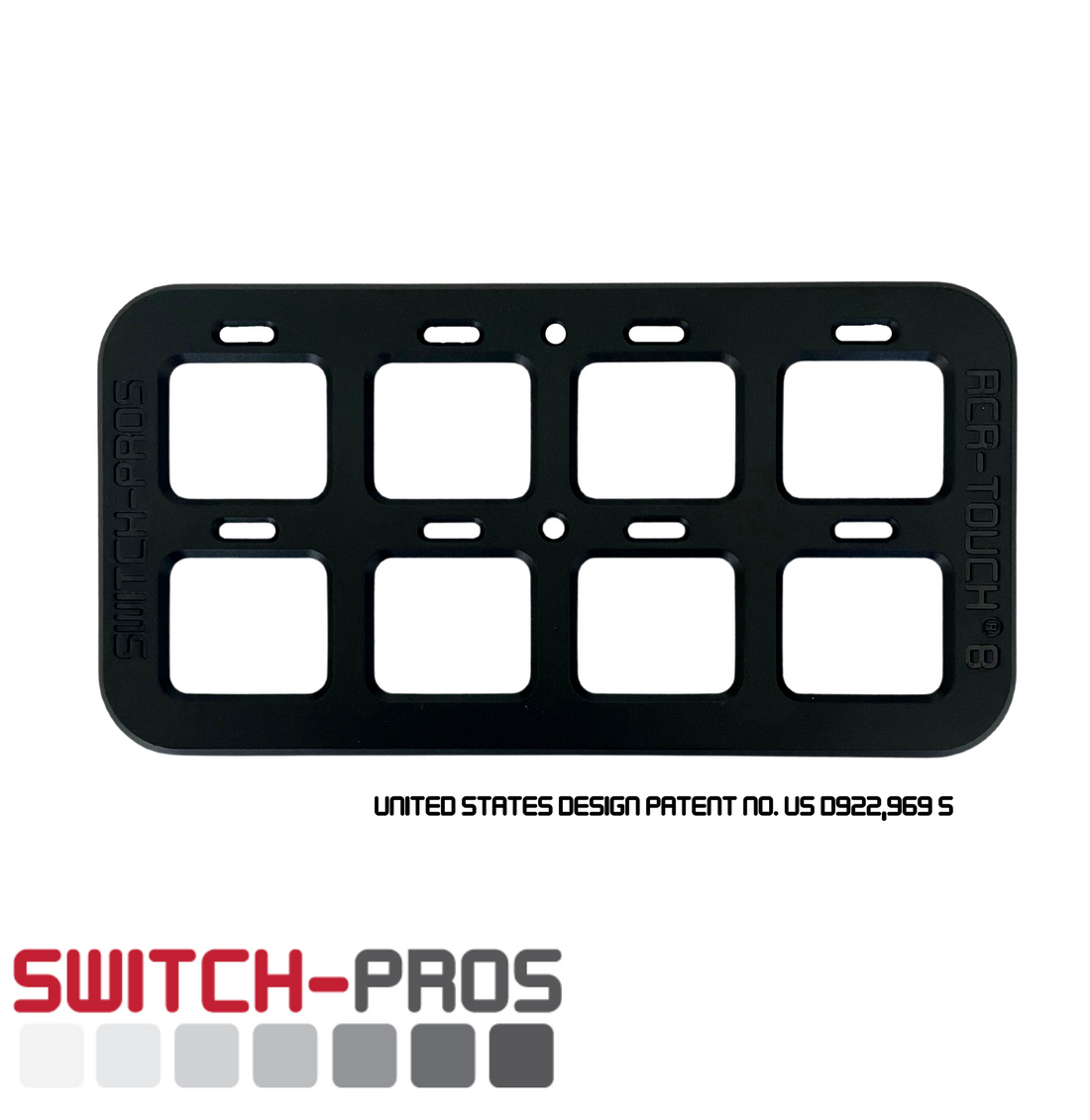 Snap-on bezel for SP9100 touch panel