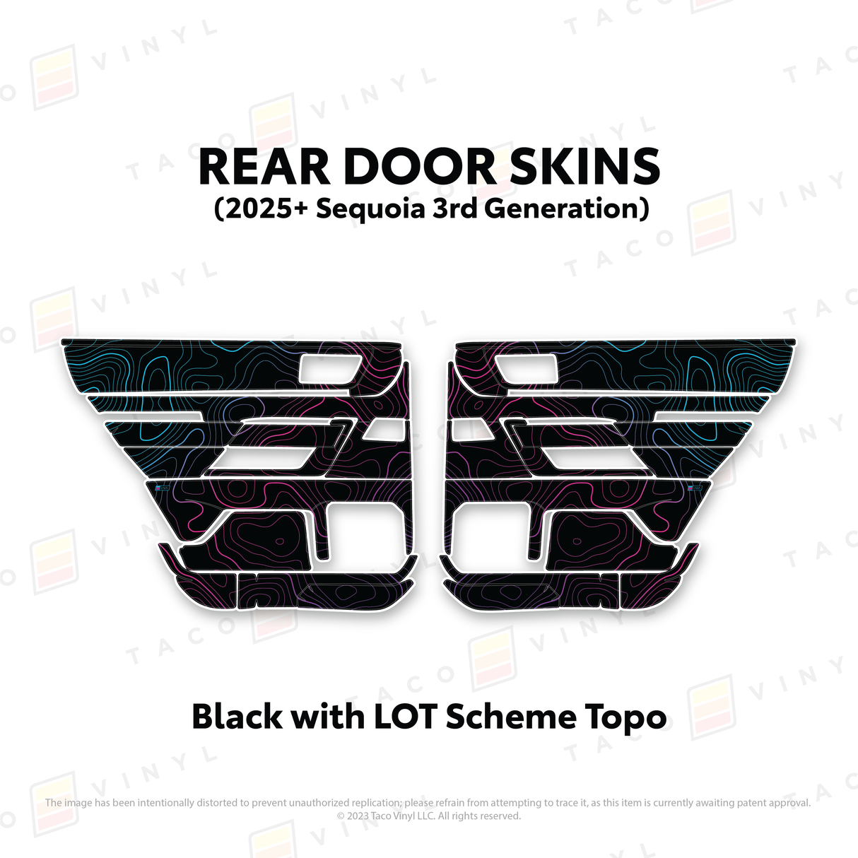 2023+ Sequoia Door Skins