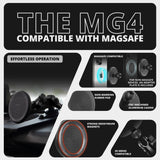 2024+ Toyota Tacoma & 2025+ Toyota 4Runner Passenger Side Grab Handle Mount with MagSafe Phone Holder