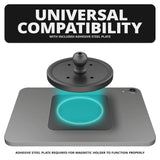 Magnetic Tablet Holder | Slim Track Base | 3.5" DuraLock™ Arm