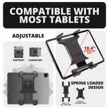 2021+ Ford F-150 (See Compatibility Info For Specific Year/Trim Fitment Details) Tackform Slim Track Dash Bracket With 20LITE Phone Holder & Tablet Mount
