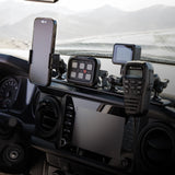 2016-2023 Toyota Tacoma Tackform Slim Track Dash Bracket With Dual MagSafe Phone Mounts