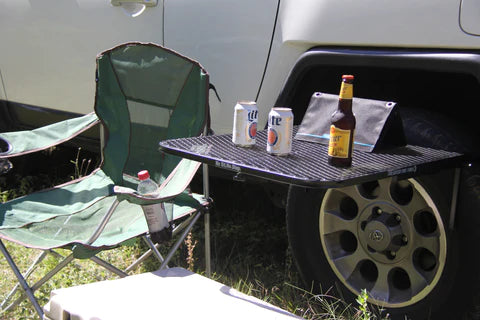 Tailgater Tire Table Standard Steel Camping Table