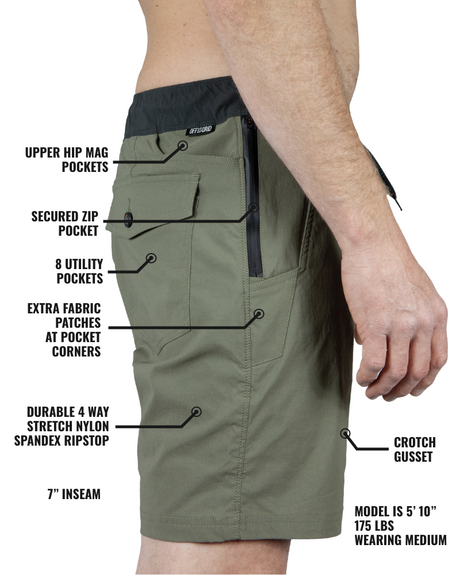 Thunderbird Short - Rye Green