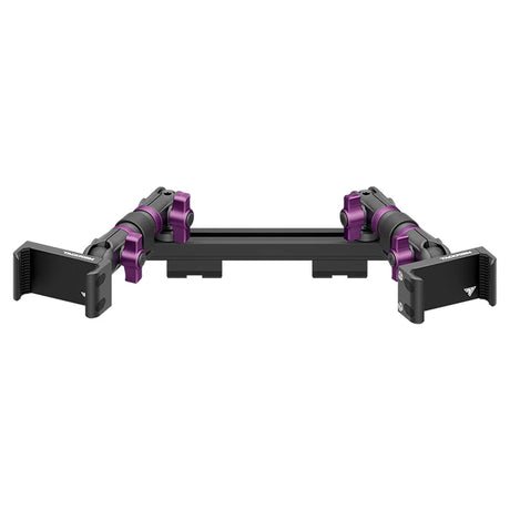 2019-2023 Ford Ranger (WITHOUT Switch Panel) Tackform Slim Track Dash Bracket With Dual 20LITE Phone Holders