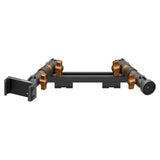 2019-2023 Ford Ranger (WITHOUT Switch Panel) Tackform Slim Track Dash Bracket With 20LITE Phone Holder & Midland Magnetic CB Radio Mic Holder