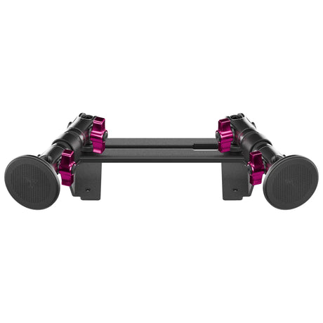 ‘15-‘20 Ford F-150, ‘17-‘22 Super Duty, ‘18-‘21 Expedition (See Compatibility Info For Year/Trim Details) Tackform Slim Track Dash Bracket With Dual MagSafe Phone Mounts