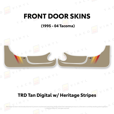 1995-04 Tacoma Door Skins (Lower Section)