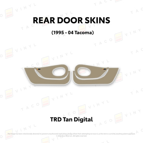 1995-04 Tacoma Door Skins (Lower Section)