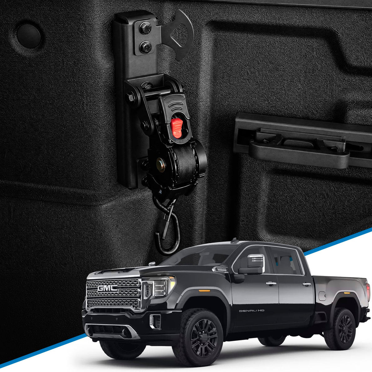 Swivel Strap™ Mounts - Chevrolet Silverado & GMC Sierra - (1500 2019+, HD 2020+)