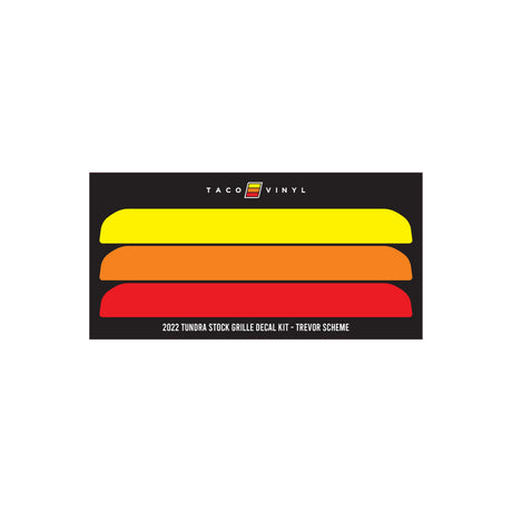 2022+ Tundra Offroad Grille Decal