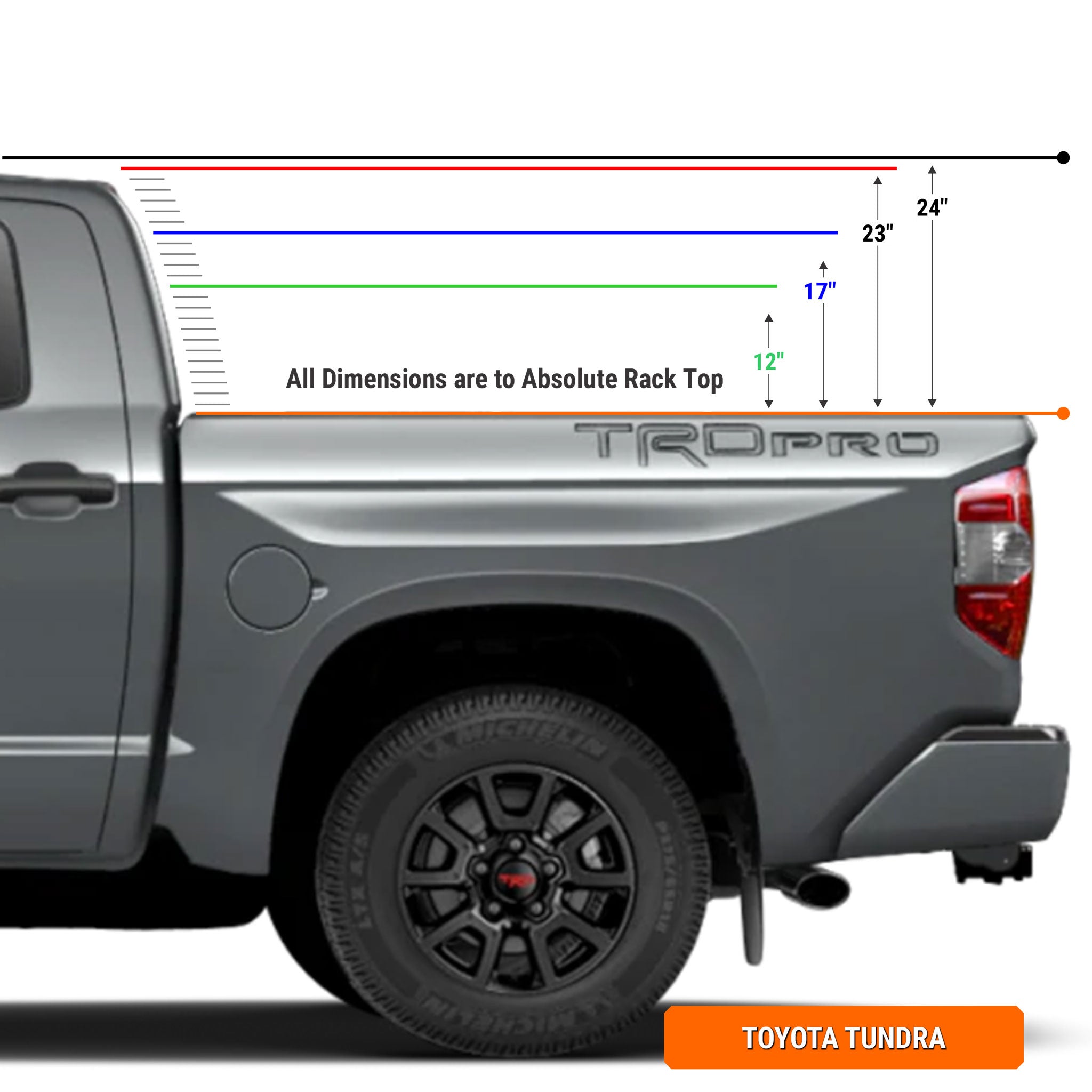 XTR3 Bed Rack for Toyota Tundra