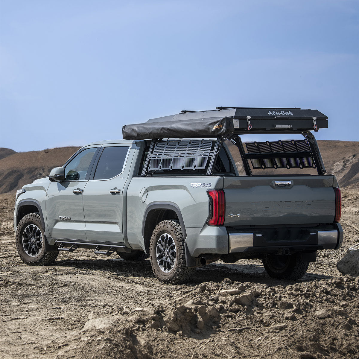 Toyota Tundra TRD Pro with XTR1 Bed Rack with Molle Panels, Awning, and RTT