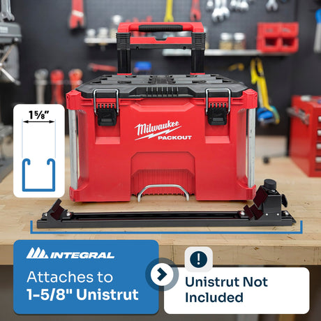 Stack Lock - Mount Compatible with Milwaukee Packout Organizers