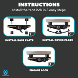 The Gatekeeper - Locking Tent Mount
