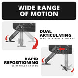 2024+ Jeep Wrangler JL & Gladiator (Not Compatible With 4xe) Tackform Slim Track Dash Bracket With MagSafe Charging Phone Mount | Driver Side