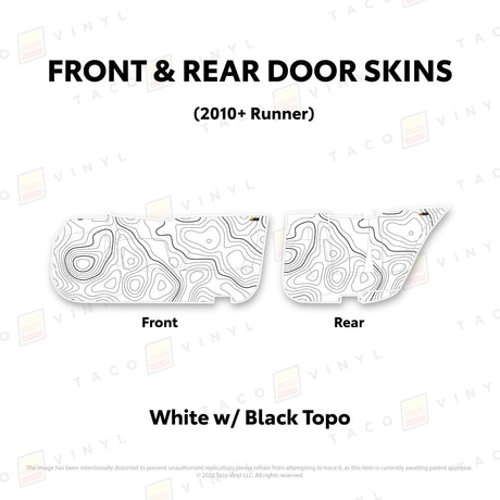 2010-24 4Runner Door Skins (Lower Section)
