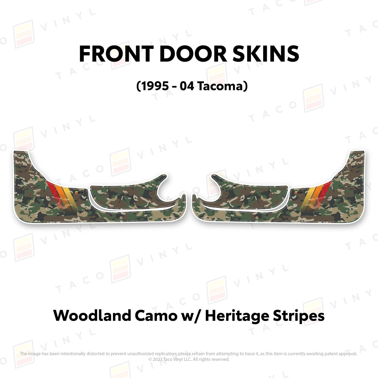 1995-04 Tacoma Door Skins (Lower Section)