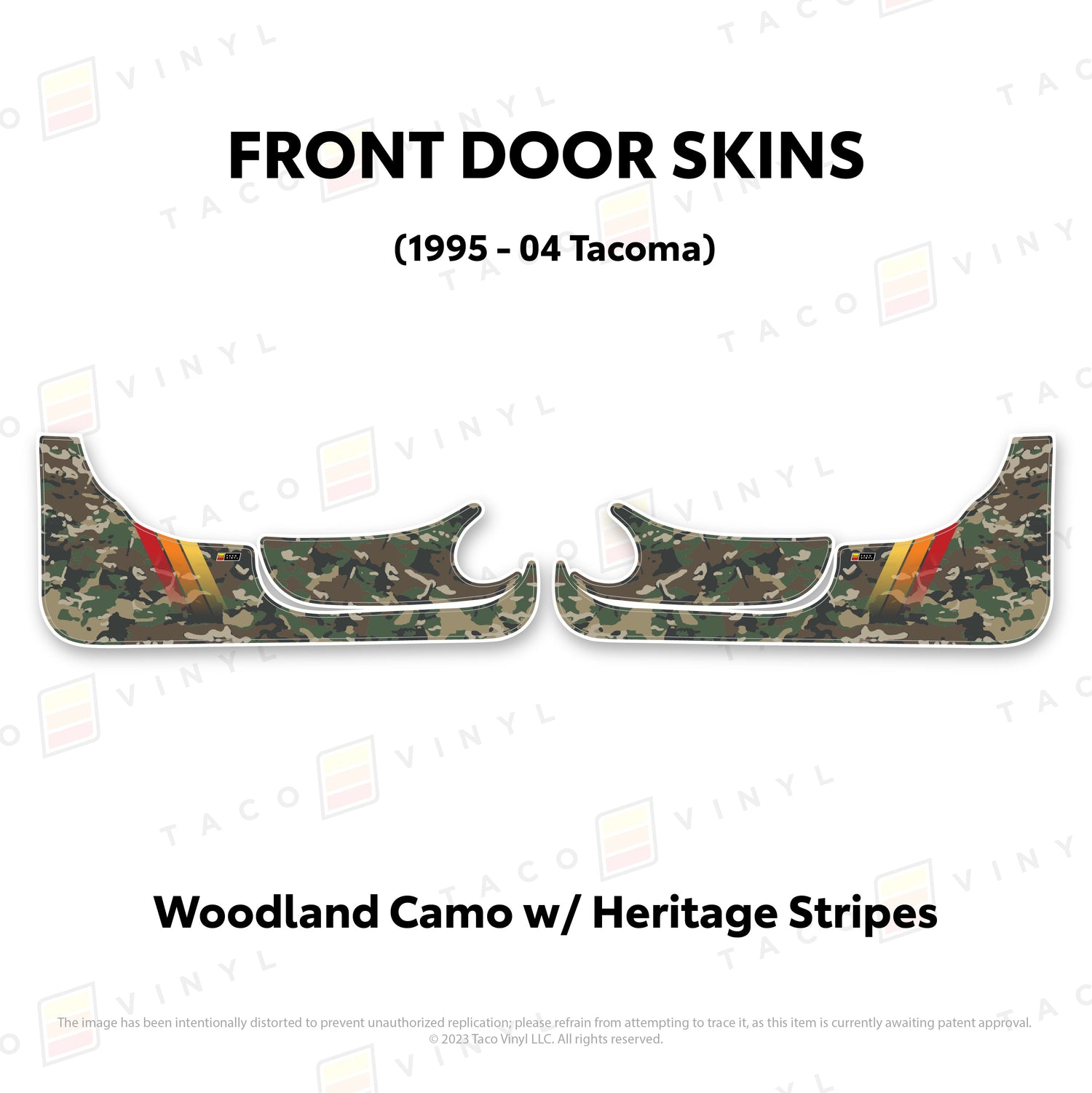 1995-04 Tacoma Door Skins (Lower Section)